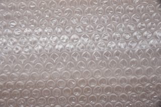 Protective foil air bubbles wrap paper plastic texture