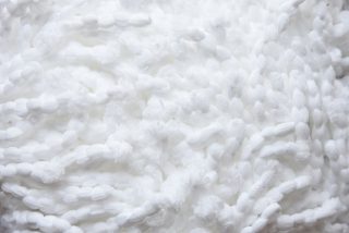Snow-white abstract cotton texture