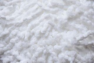 Snow-white abstract cotton texture